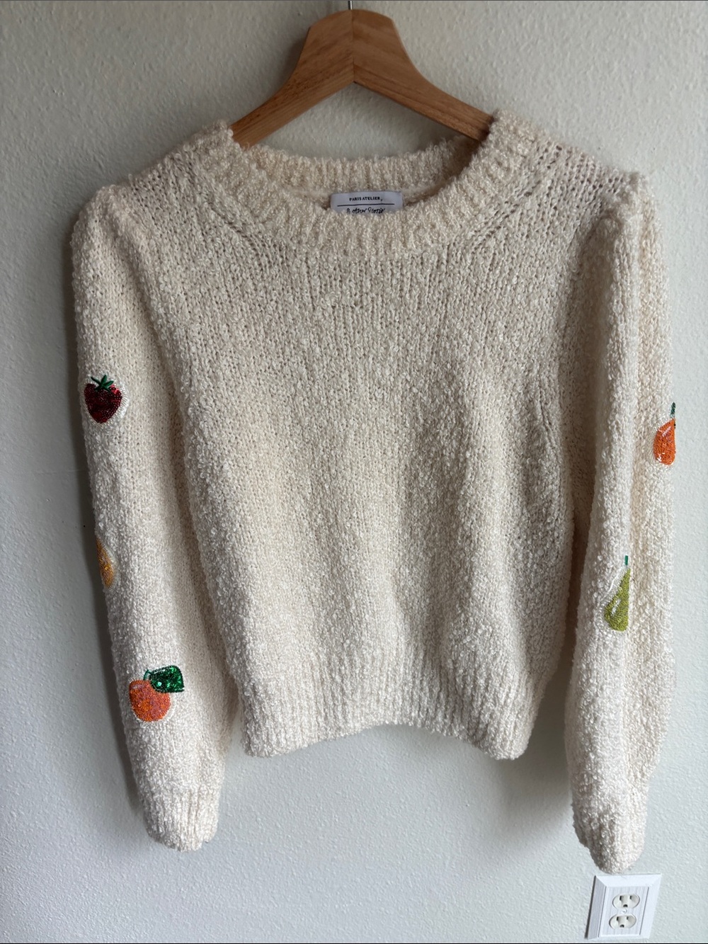 & Other Stories Wool Blend Cozy Fruit Sweater Small - Picture 9 of 9
